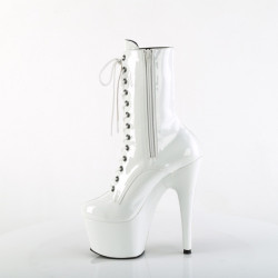 Pleaser ADORE-1040TT Taupe White Patent Sale Women