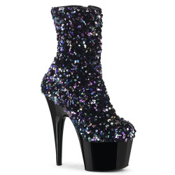 Pleaser ADORE-1042SQ Black Sequins Sale Women