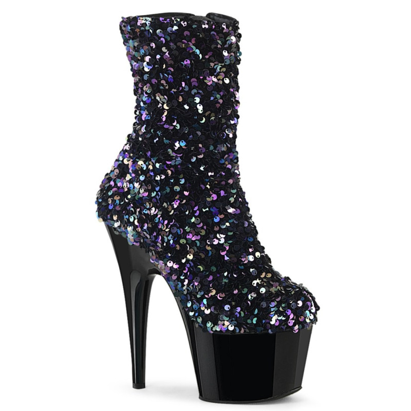 Pleaser ADORE-1042SQ Black Sequins Sale Women Pleaser ADORE-1042SQ Black Sequins Sale Women