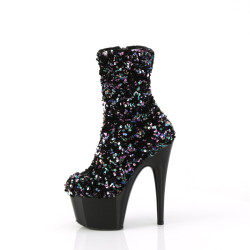 Pleaser ADORE-1042SQ Black Sequins Sale Women