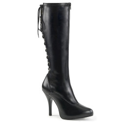 Pleaser Pink Label EVE-208 Black Vegan Leather Sale