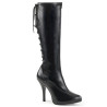Pleaser Pink Label EVE-208 Black Vegan Leather Sale