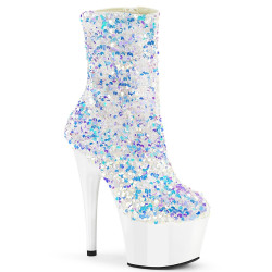 Pleaser ADORE-1042SQ White Sequins Sale Women