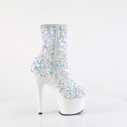 Pleaser ADORE-1042SQ White Sequins Sale Women