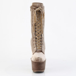 Pleaser ADORE-1045VEL Khaki Velvet Sale Women