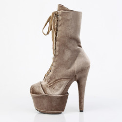 Pleaser ADORE-1045VEL Khaki Velvet Sale Women