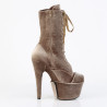 Pleaser ADORE-1045VEL Khaki Velvet Sale Women