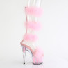 Pleaser ADORE-728F Transparent Rose Fur Sale Women