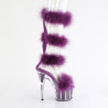 Pleaser ADORE-728F Transparent Purple Fur Sale Women