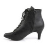 Pleaser Pink Label DIVINE-1020 Black Vegan Men Boots