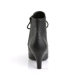 Pleaser Pink Label DIVINE-1020 Black Vegan Men Boots