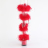Pleaser ADORE-728F Transparent Red Fur Sale Women