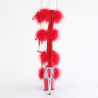 Pleaser ADORE-728F Transparent Red Fur Sale Women