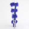 Pleaser ADORE-728F Transparent Blue Fur Sale Women
