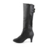 Pleaser Pink Label DIVINE-2018 Black Vegan Men Boots