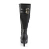Pleaser Pink Label DIVINE-2018 Black Vegan Men Boots
