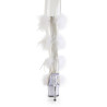 Pleaser ADORE-728F Transparent White Fur Sale Women