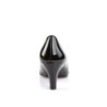 Pleaser Pink Label DIVINE-420 Black Patent Pumps Men