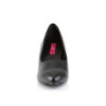 Pleaser Pink Label DIVINE-420 Black Vegan Pumps Men