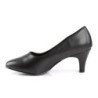 Pleaser Pink Label DIVINE-420 Black Vegan Pumps Men