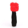 Pleaser DELIGHT-1000 Black Vegan Suede Sale Women