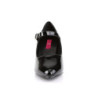 Pleaser Pink Label DIVINE-440 Black Patent Pumps Men