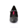 Pleaser Pink Label DIVINE-440 Black Vegan Pumps Men
