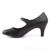 Pleaser Pink Label DIVINE-440 Black Vegan Pumps Men