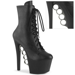 Pleaser KNUCKS-1020 Black Vegan Sale Women