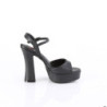 Demonia DOLLY-09 Black Vegan Chunky Platform Sandal
