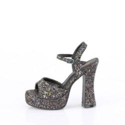 Demonia DOLLY-09 Black Glitter Sale Women