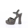 Demonia DOLLY-09 Black Glitter Sale Women