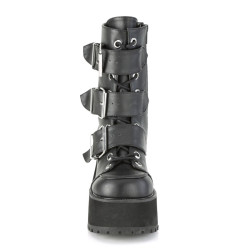 Demonia RANGER-308 Black Vegan Leather Sale Women