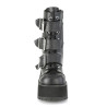 Demonia RANGER-308 Black Vegan Leather Sale Women