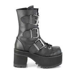 Demonia RANGER-308 Black Vegan Leather Sale Women