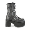 Demonia RANGER-308 Black Vegan Leather Sale Women