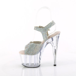 Pleaser ADORE-708N-RS Clear Platform Strass High Heels