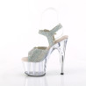 Pleaser ADORE-708N-RS Clear Platform Strass High Heels