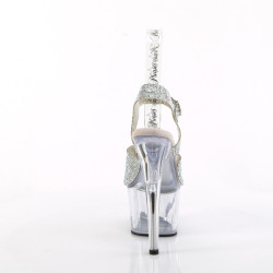 Pleaser ADORE-708N-RS Clear Platform Strass High Heels