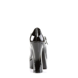 Demonia DOLLY-50 Black Patent Chunky Platform Sandal