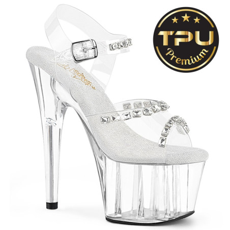 Pleaser ADORE-708PREM-STN Platform High Heels Sandals