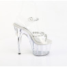 Pleaser ADORE-708PREM-STN Platform High Heels Sandals