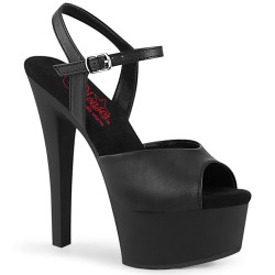 Pleaser GLEAM-609 Black Vegan Leather Sale Women