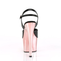 Pleaser ADORE-709 Rose Gold Chrome Platform High Heels