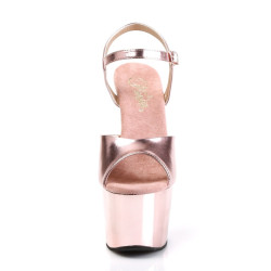 Pleaser ADORE-709 Rose Gold Platform High Heels Sandals