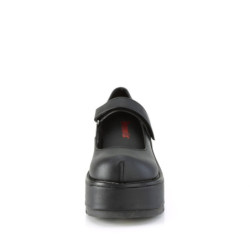 Demonia DOLLIE-01 Black Vegan Punk Lolita Platform Pumps