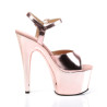 Pleaser ADORE-709 Rose Gold Platform High Heels Sandals