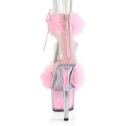 Pleaser ADORE-724F Rose Feathers Platform High Heels