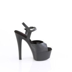 Pleaser GLEAM-609 Black Vegan Leather Sale Women