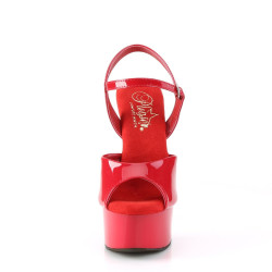 Pleaser GLEAM-609 Red Patent Sale Women